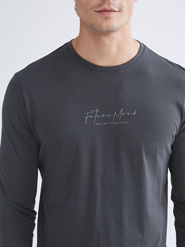 Moudda LC Waikiki - Ensemble pyjama en jersey à manches longues et bas longs pour Hommes - Tunisie 3