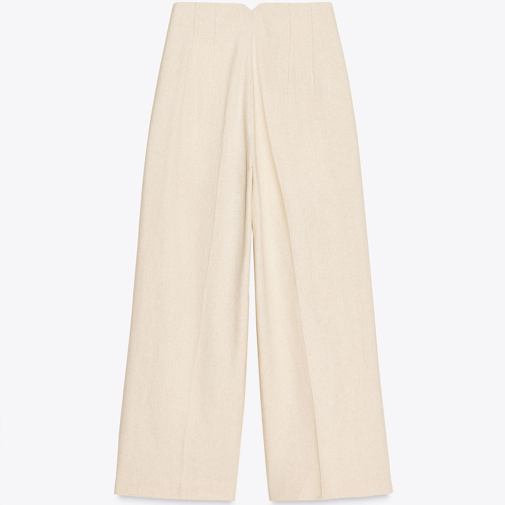 Moudda ZARA - Pantalon Droit Rustique - Taille Haute - Tunisie 2