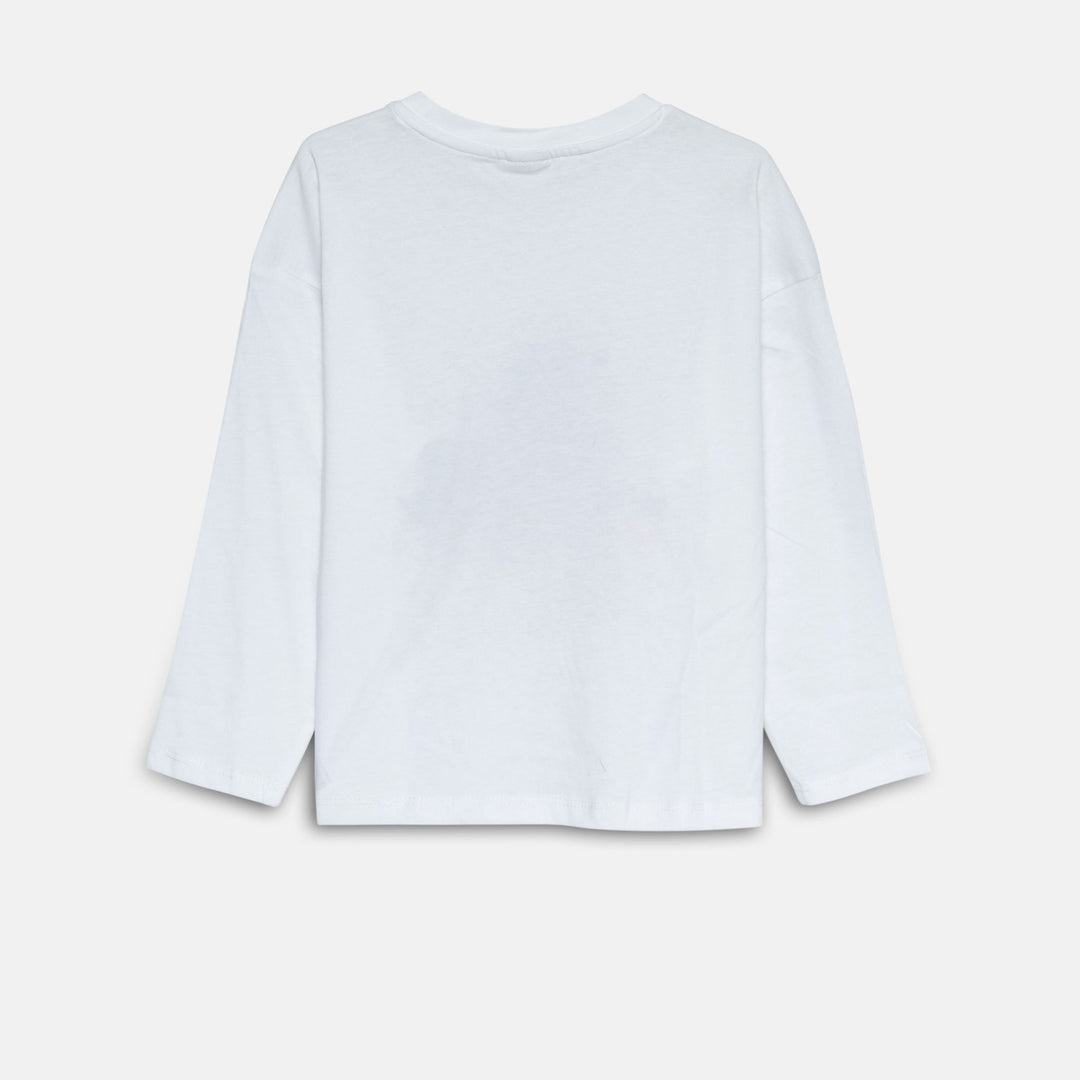 Moudda LC Waikiki - Body en jersey manches longues Fille Ecru - Tunisie 2