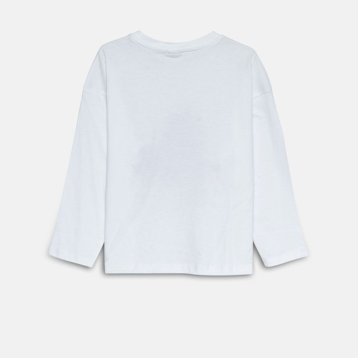 Moudda LC Waikiki - Body en jersey manches longues Fille Ecru - Tunisie 2