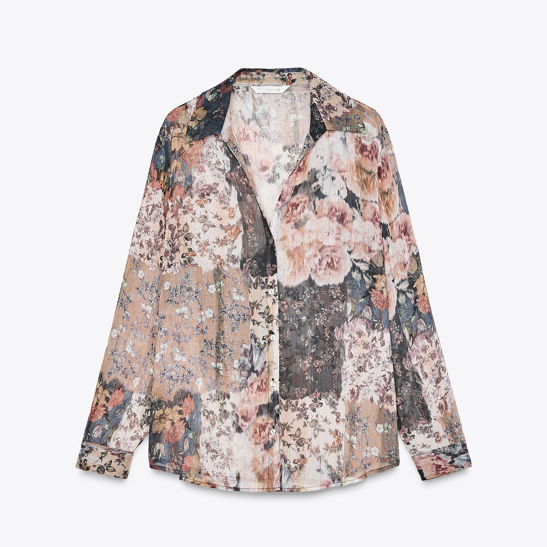 Moudda ZARA - Blouse - Patch Imprimé & Lurex - Tunisie 1