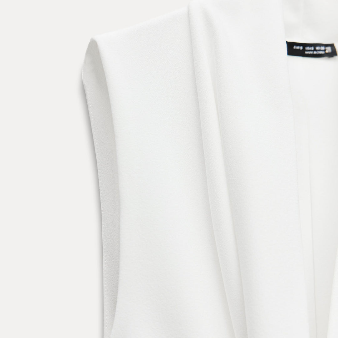 Moudda ZARA - Combinaison en Crêpe Décolleté Drapé - Tunisie 3