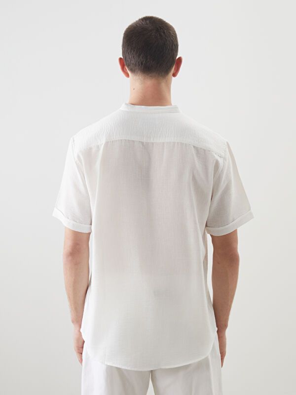 Moudda LC Waikiki - Chemise manches courtes en tissu pour Homme - Tunisie 4