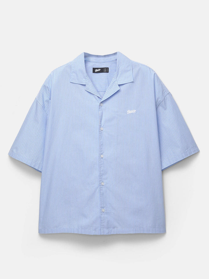 Moudda PULL & BEAR - Chemise Popeline - Rayures & Texte - Tunisie 4