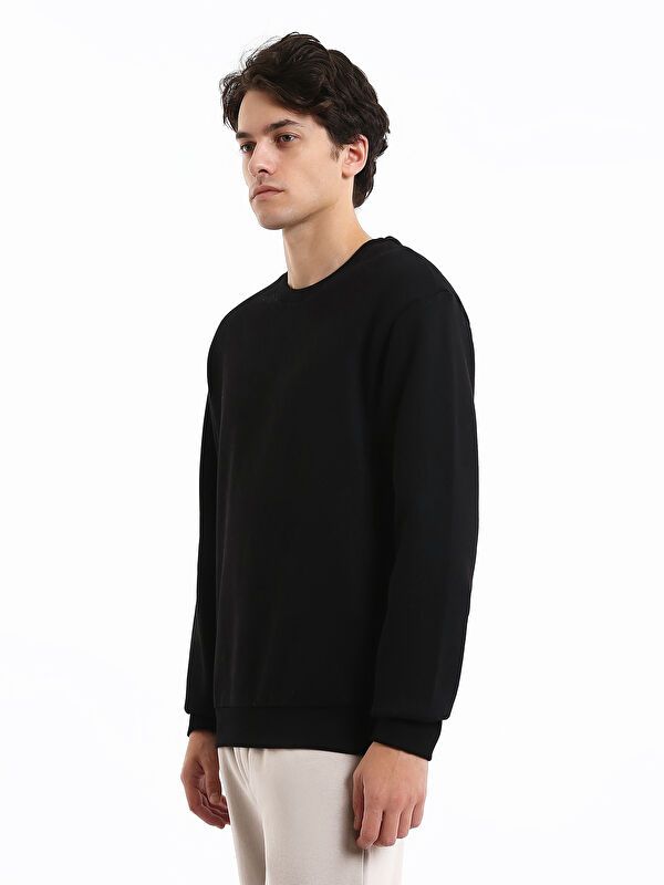 Moudda LC Waikiki - Sweatshirt en jersey Homme Noir - Tunisie 4