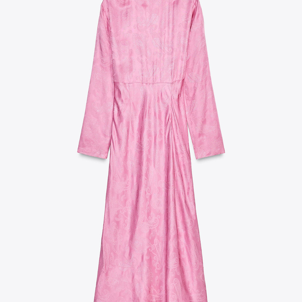 Moudda ZARA - Robe Midi Jacquard - Manches Fantaisie - Tunisie 2
