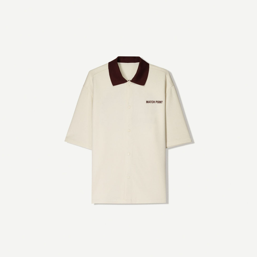 Moudda BERSHKA - Chemise Boxy - Interlock & Broderies - Tunisie 1