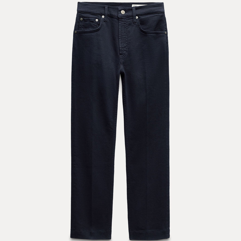 Moudda ZARA - Jean bootcut court bleu marine - Tunisie 2