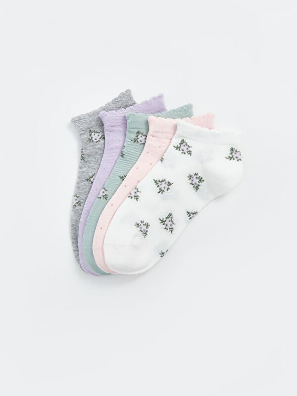 Moudda LC Waikiki - Chaussettes pour sneakers Femme Ecru - Tunisie 2