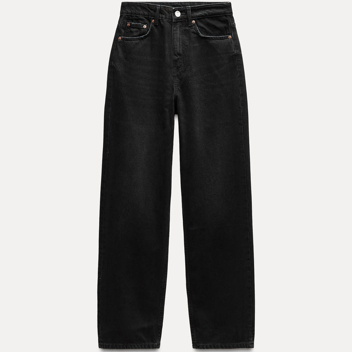 Moudda ZARA - Pantalon mom coupe nouvelle taille haute longueur classique - Tunisie 1
