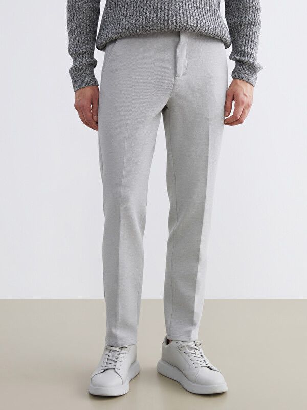 Moudda LC Waikiki - Pantalon mi-saison en tissu pour Homme couleur Gris - Tunisie 2
