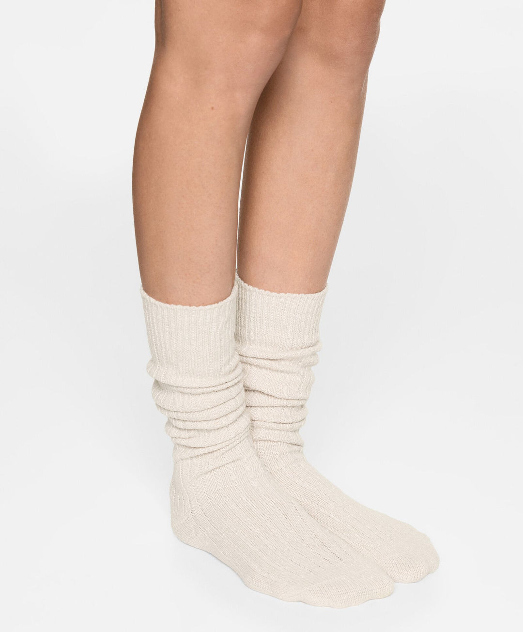 Moudda Oysho - Chaussettes Genou Supersoft Côtelées - Tunisie 3