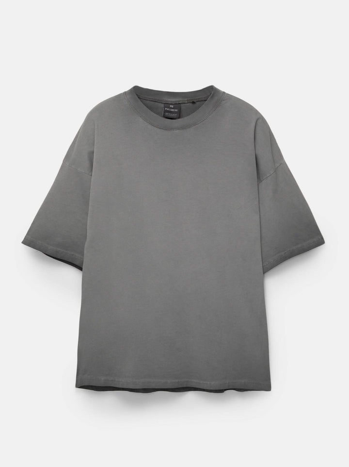 Moudda PULL & BEAR - T-Shirt - Boxy Fit & Oil Wash - Tunisie 3