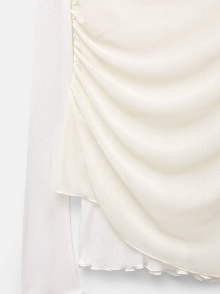 Moudda PULL & BEAR - T-Shirt Double - Asymétrique & Transparent - Tunisie 4