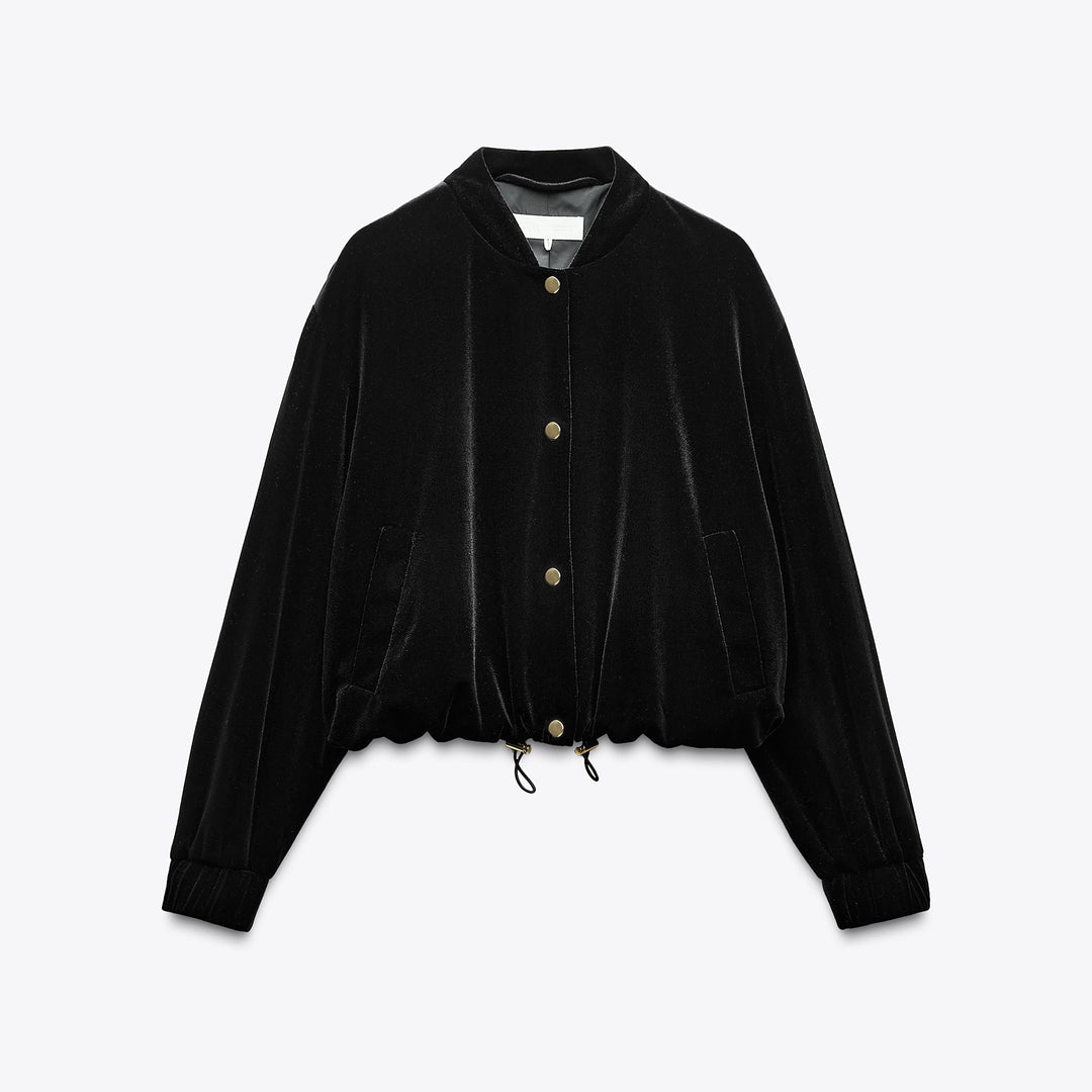 Moudda ZARA - Veste Bomber - Velours & Bas Ajustable - Tunisie 1