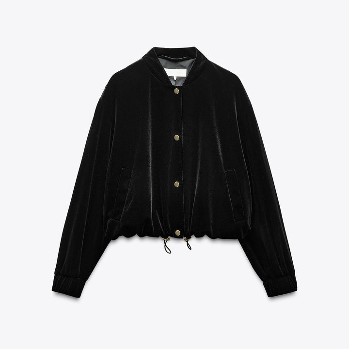 Moudda ZARA - Veste Bomber - Velours & Bas Ajustable - Tunisie 1