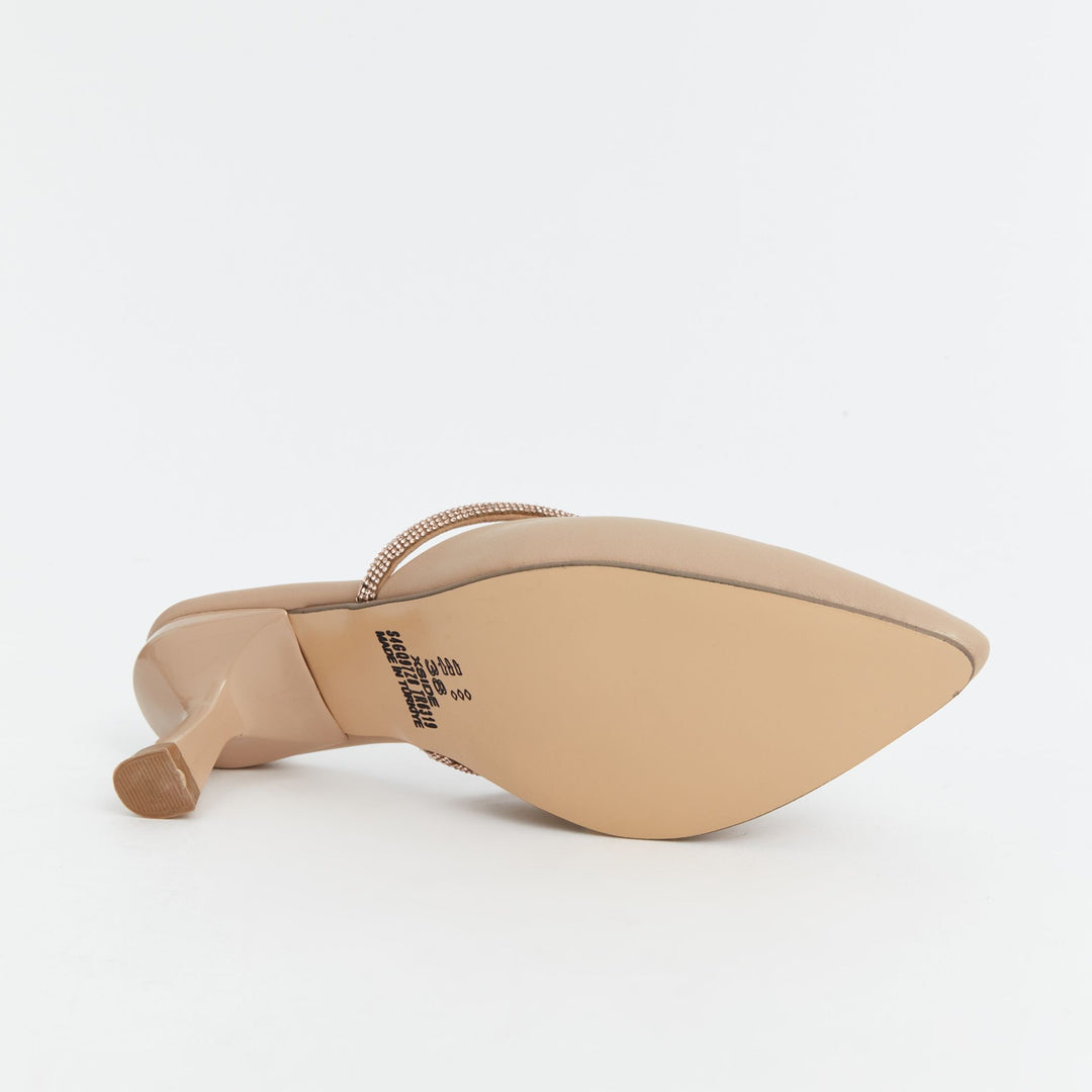 Moudda LC Waikiki - Pantoufles stylées Femme Beige - Tunisie 4