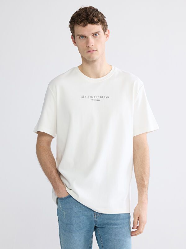 Moudda LC Waikiki - T-shirt imprimé manches courtes en jersey pour Homme - Tunisie 1