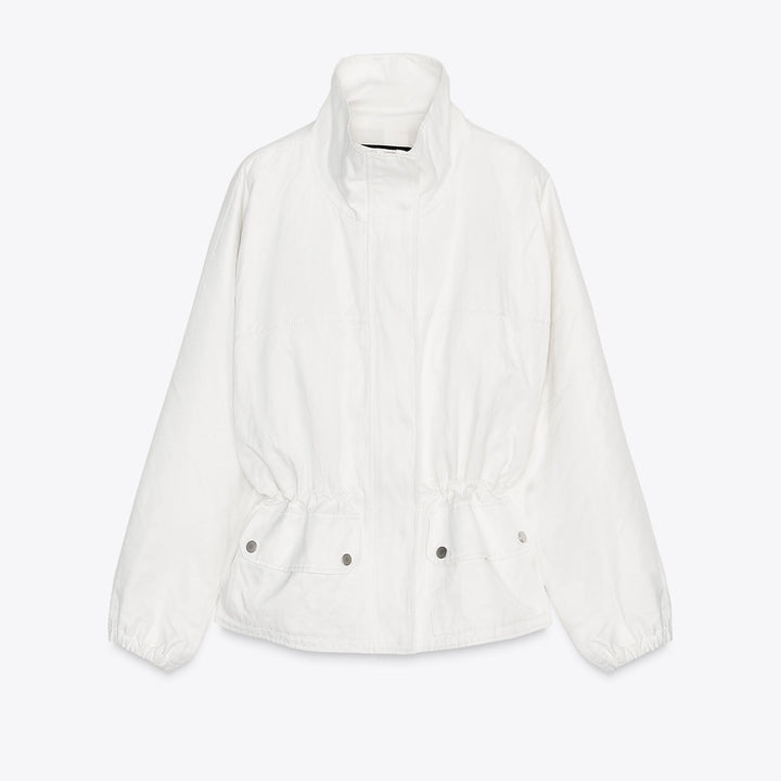 Moudda ZARA - Veste Blanche - Cordon Taille - Tunisie 1