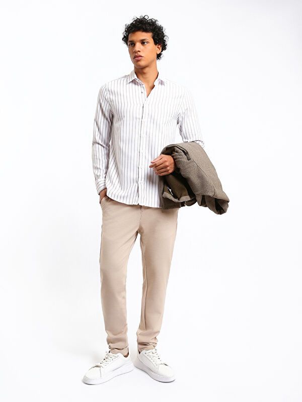 Moudda LC Waikiki - Chemise tissée à manches longues pour Hommes - Tunisie 2