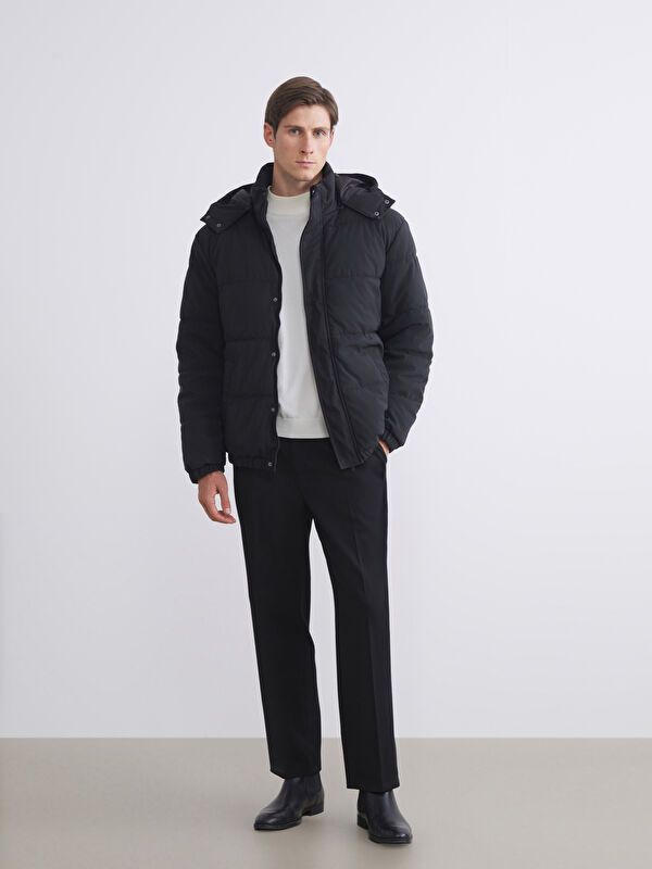 Moudda LC Waikiki - Manteau matelassé en nylon Homme Noir - Tunisie 2