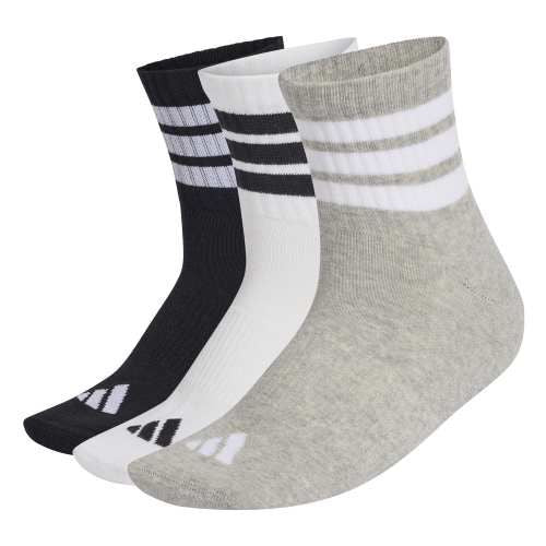 Moudda Adidas - CHAUSSETTES MI-MONTANTES SPORTSWEAR REMBOURRÉES 3 BANDES (3 PAIRES) - Tunisie 1