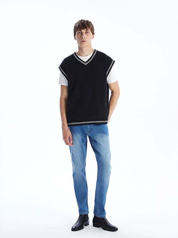 Moudda LC Waikiki - Pantalon jean tissé basique Homme Rodéo mid indigo - Tunisie 1