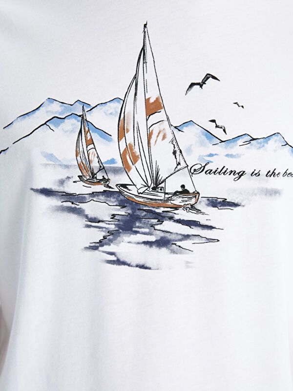 Moudda LC Waikiki - T-shirt imprimé manches courtes en jersey - Tunisie 3