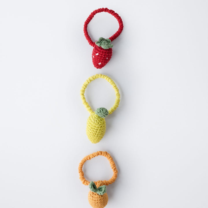 Moudda ZARA - Pack Attaches-cheveux - Fruits Crochet - Tunisie 4