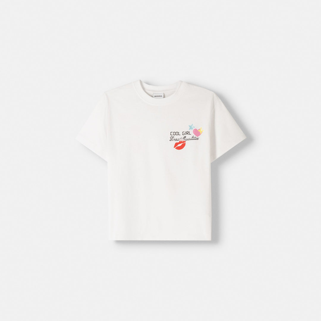 Moudda BERSHKA - T-shirt imprimé "Cool Things" - Tunisie 1