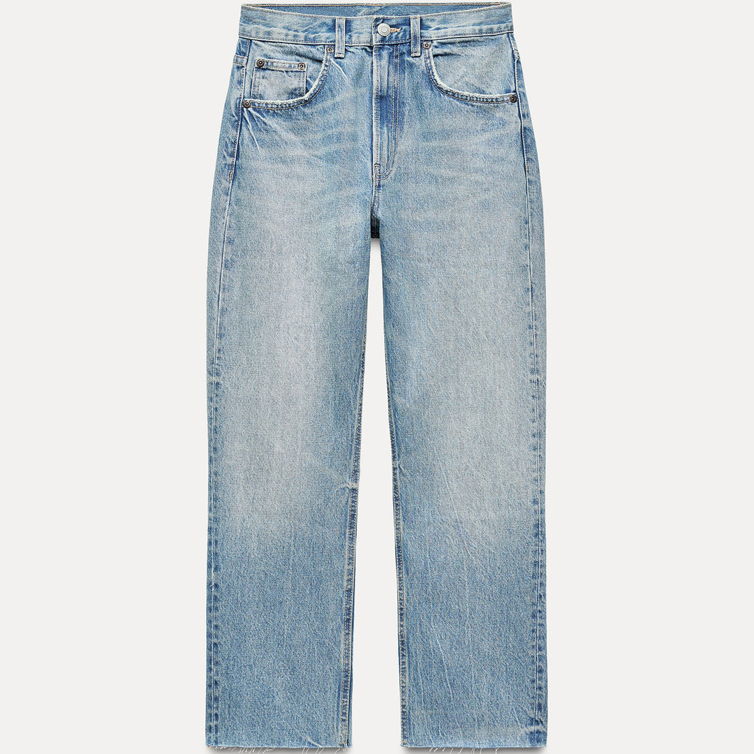 Moudda ZARA - Pantalon droit taille haute longueur cheville - Tunisie 1