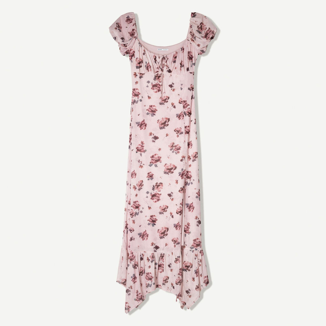 Moudda BERSHKA - Robe Midi - Manches Bouffantes & Tulle - Tunisie 1