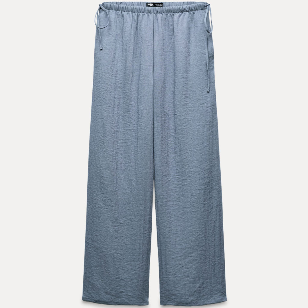 Moudda ZARA - Pantalon palazzo lin taille élastique - Tunisie 2