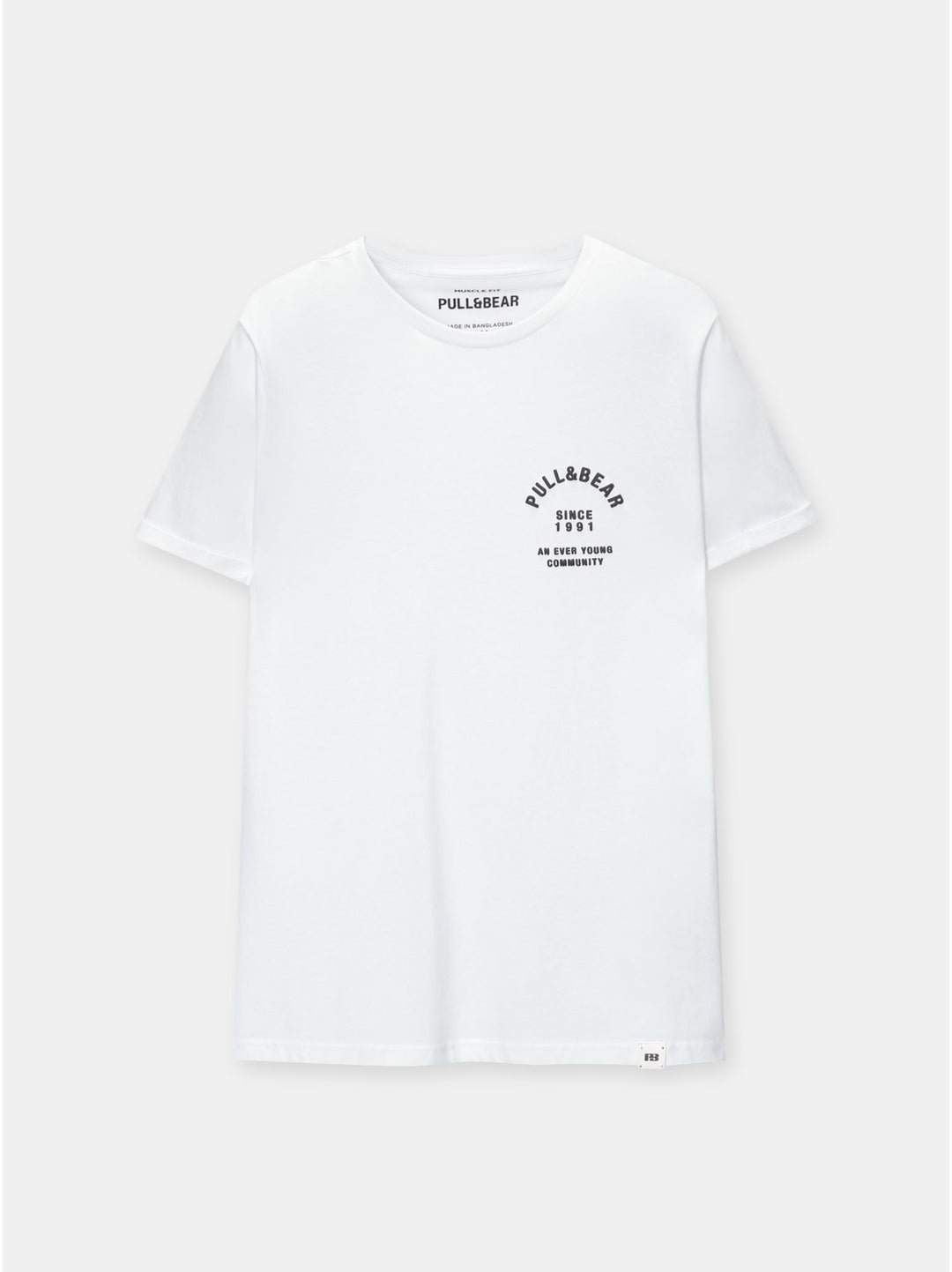 Moudda PULL & BEAR - T-Shirt Demi-Manches Muscle Logo Spécial Israël - Tunisie 1