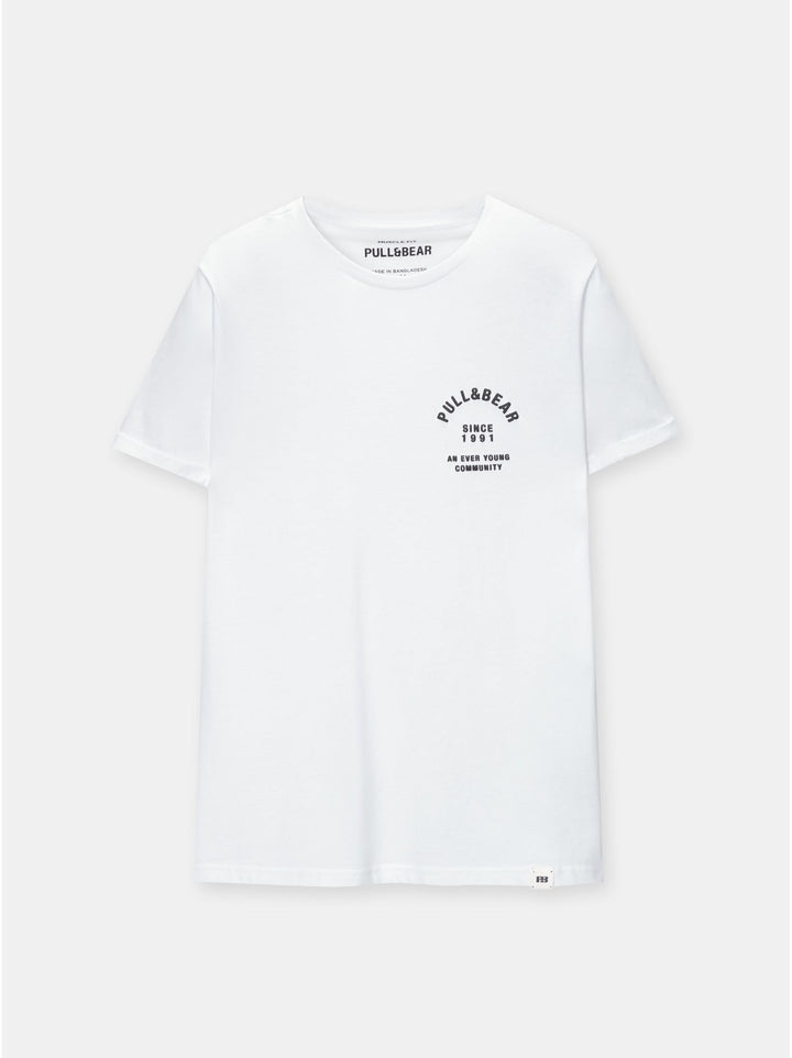 Moudda PULL & BEAR - T-Shirt Demi-Manches Muscle Logo Spécial Israël - Tunisie 1