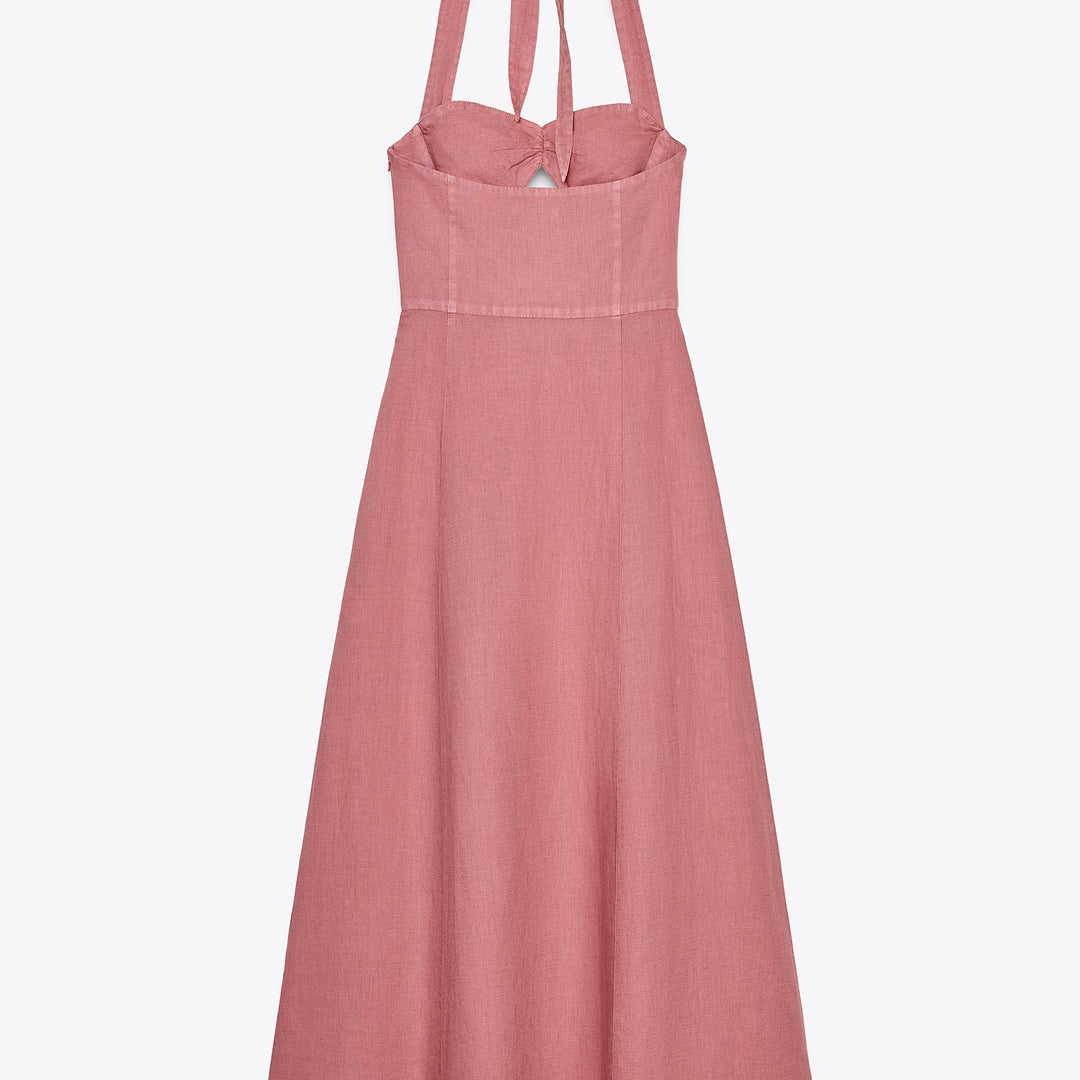 Moudda ZARA - Robe Midi Halter - Découpe - Tunisie 2