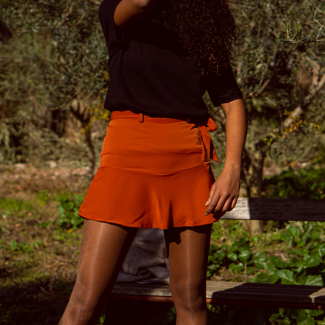 Harmonia Skirt/Short Terracotta