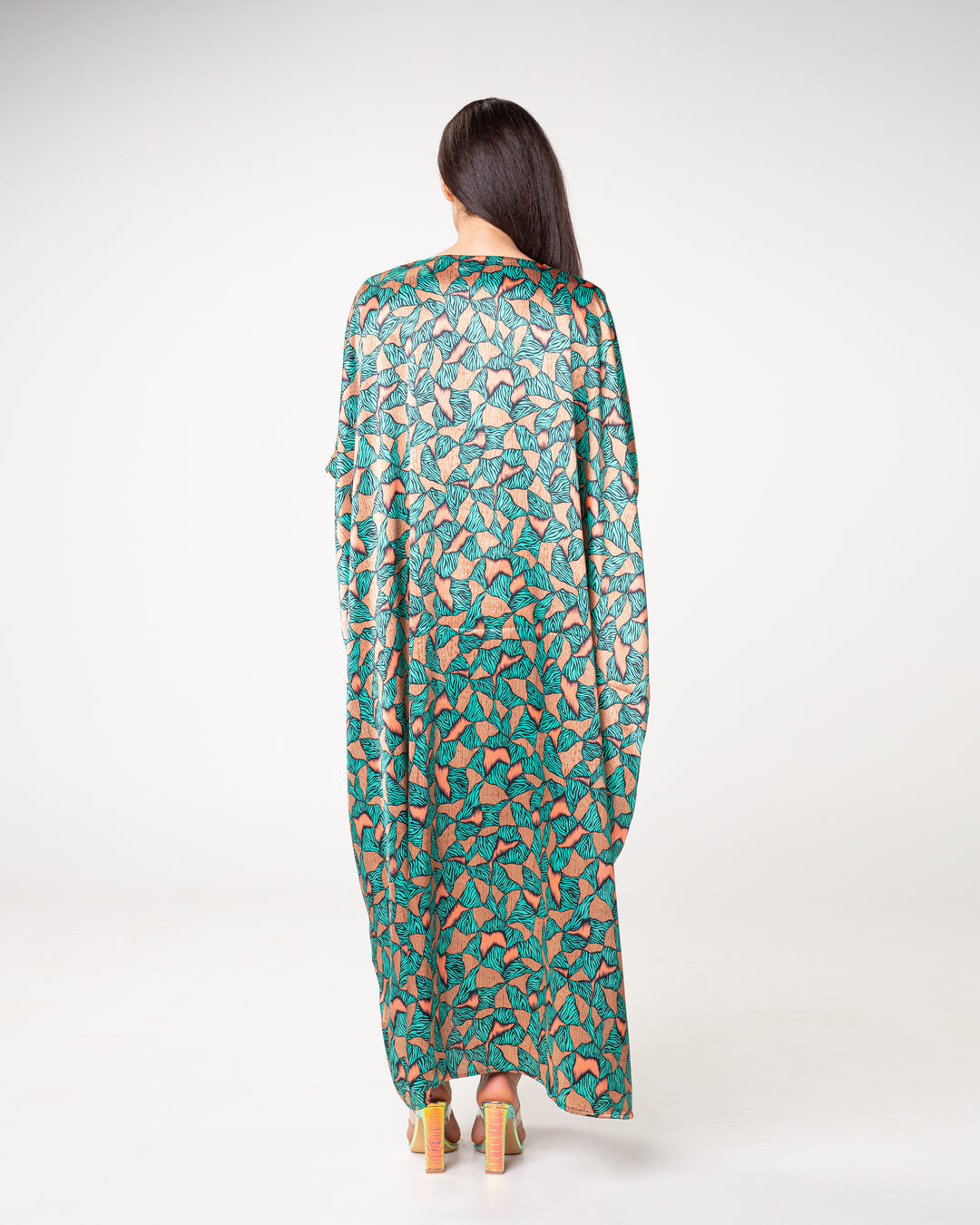 Caftan jardin lumineux vert