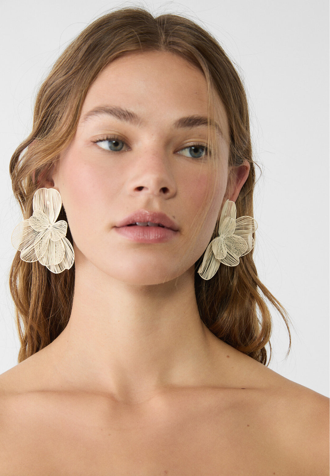 Boucle d'oreille - Éventail Fleur Maxi - Tunisie3