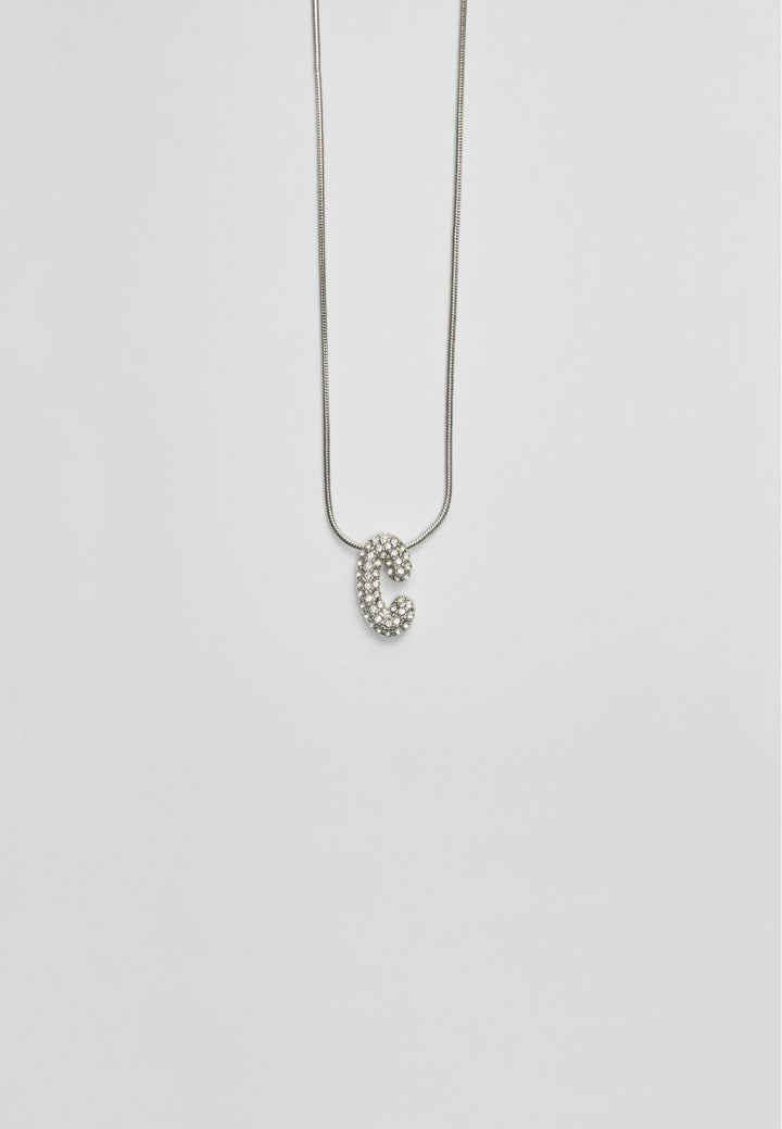 Collier - Initiale Strass - Tunisie2