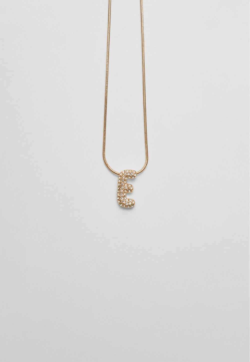 Collier - Initiale Strass - Tunisie2