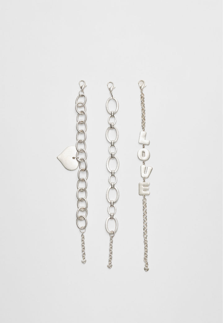 Set 3 Bracelets - Love - Tunisie2