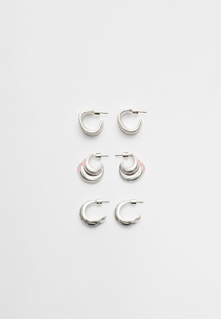 Set 3 Boucles d'oreilles - Texture 2 - Tunisie2