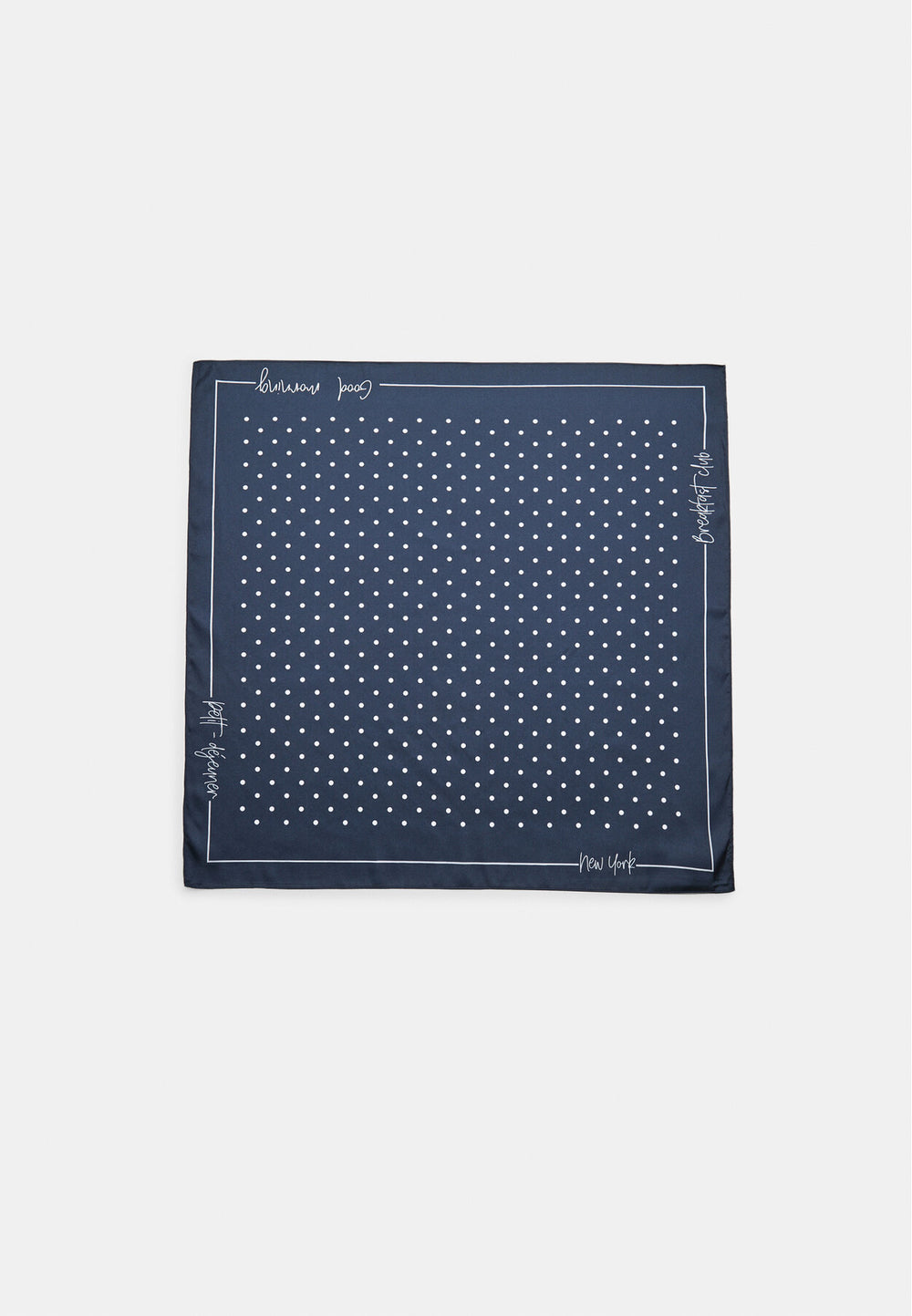 Foulard - Pois 65x65 - Tunisie2