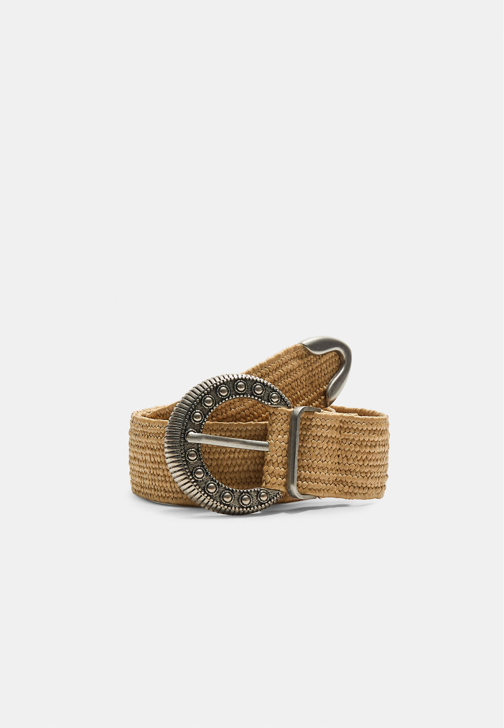 Ceinture Rafia - Boucle Sculptée - Tunisie2