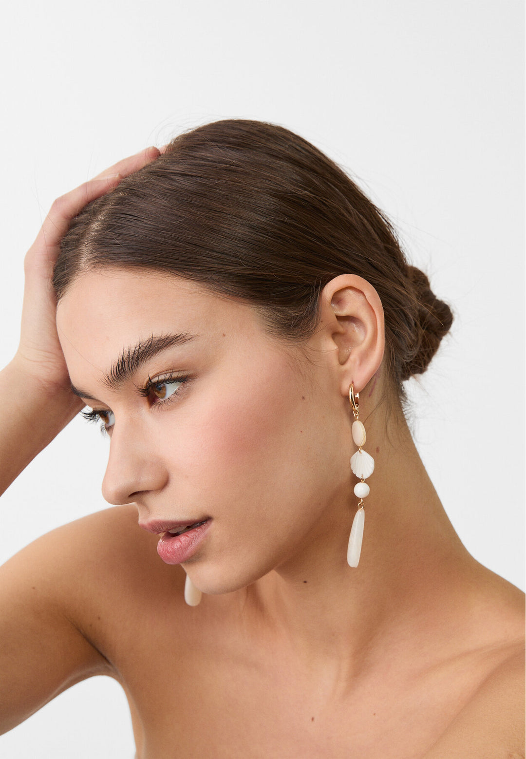 Boucle d'oreille Longue - Perles - Tunisie3