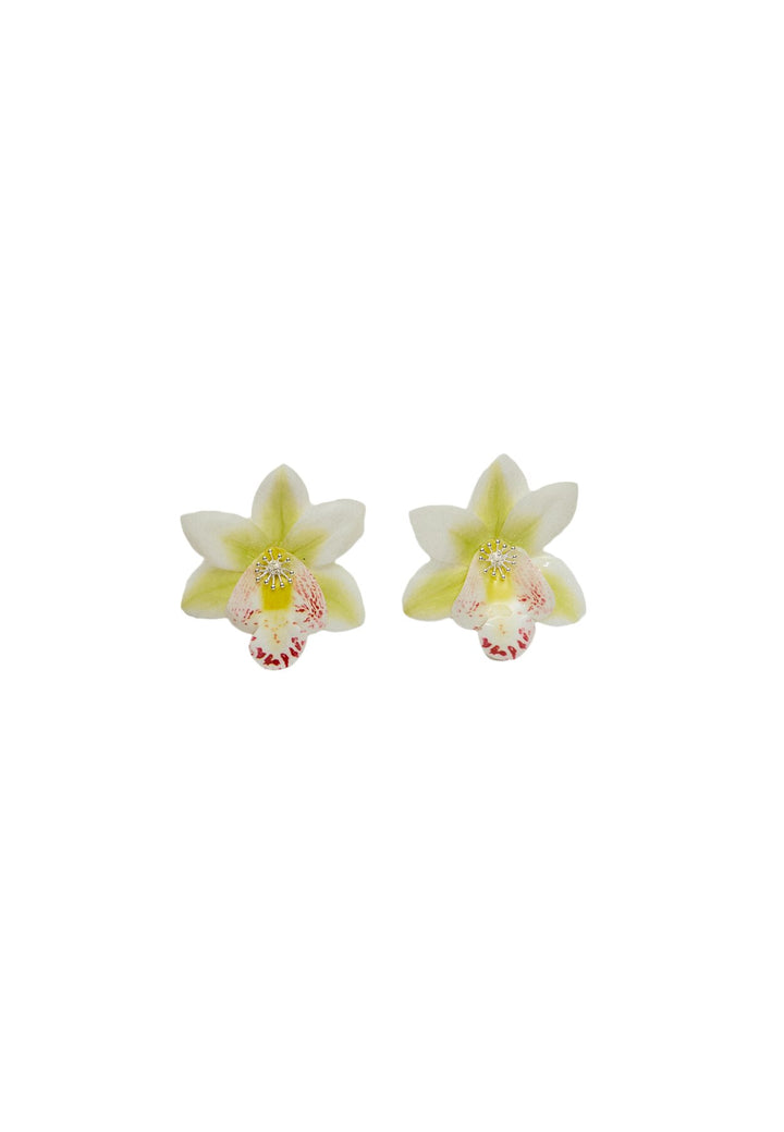 Boucle d'oreille - Fleur Orchidée - Tunisie1