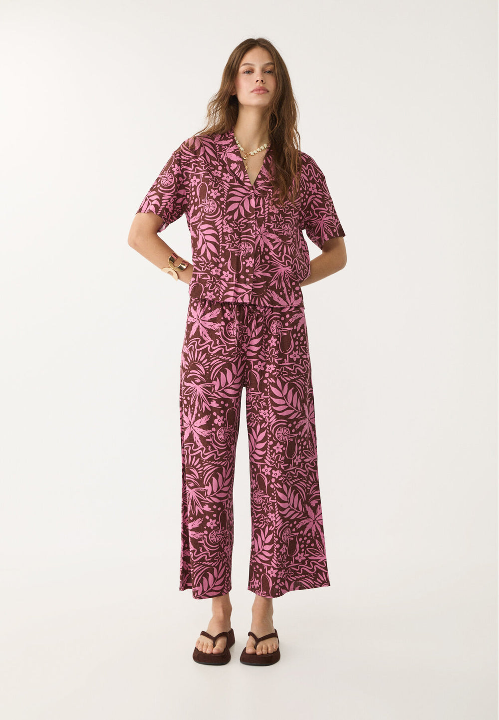 Pantalon Culotte Rustique - Imprimé (Arabes) - Tunisie2