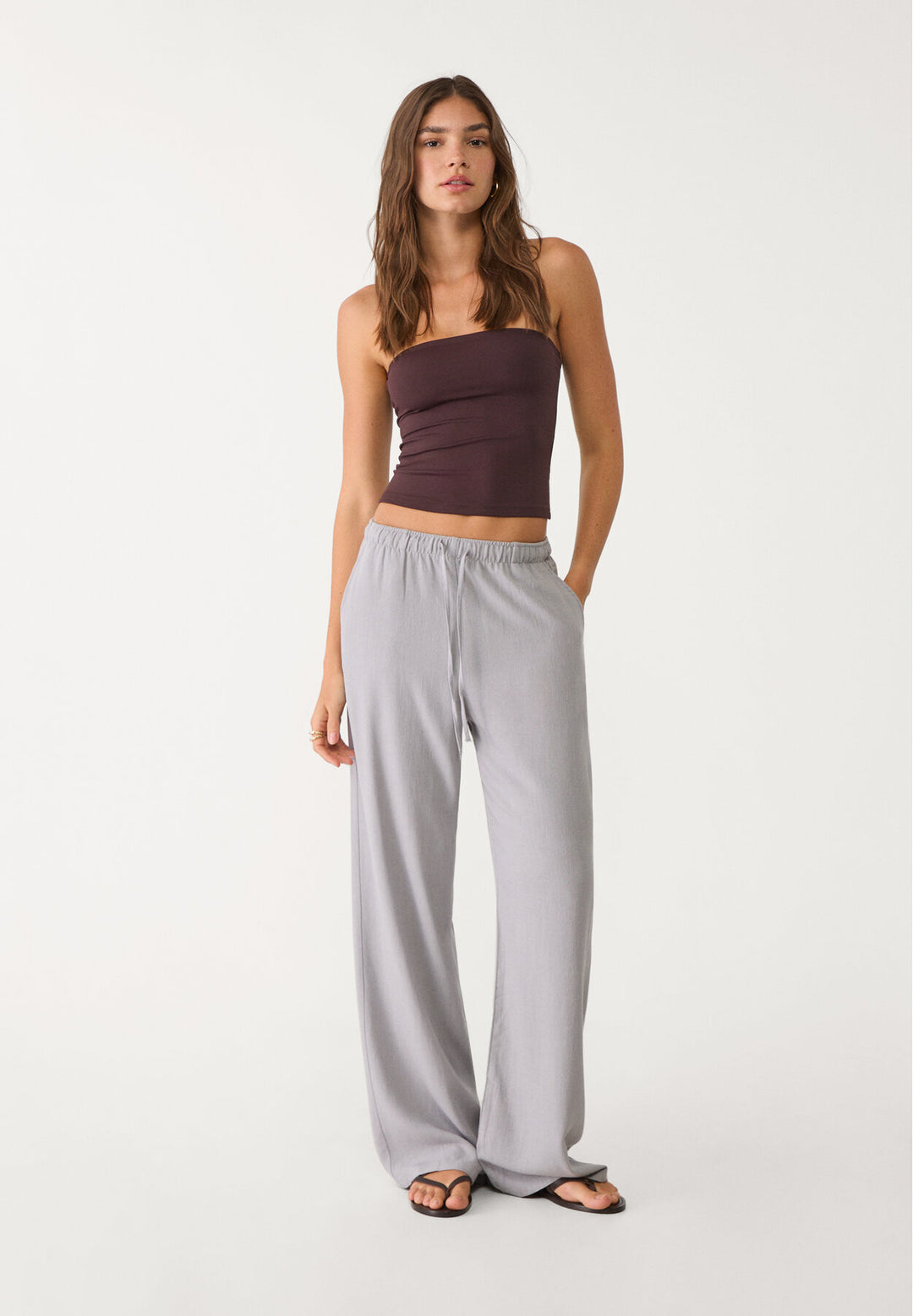 Pantalon Long Fluide - Froissé - Tunisie2