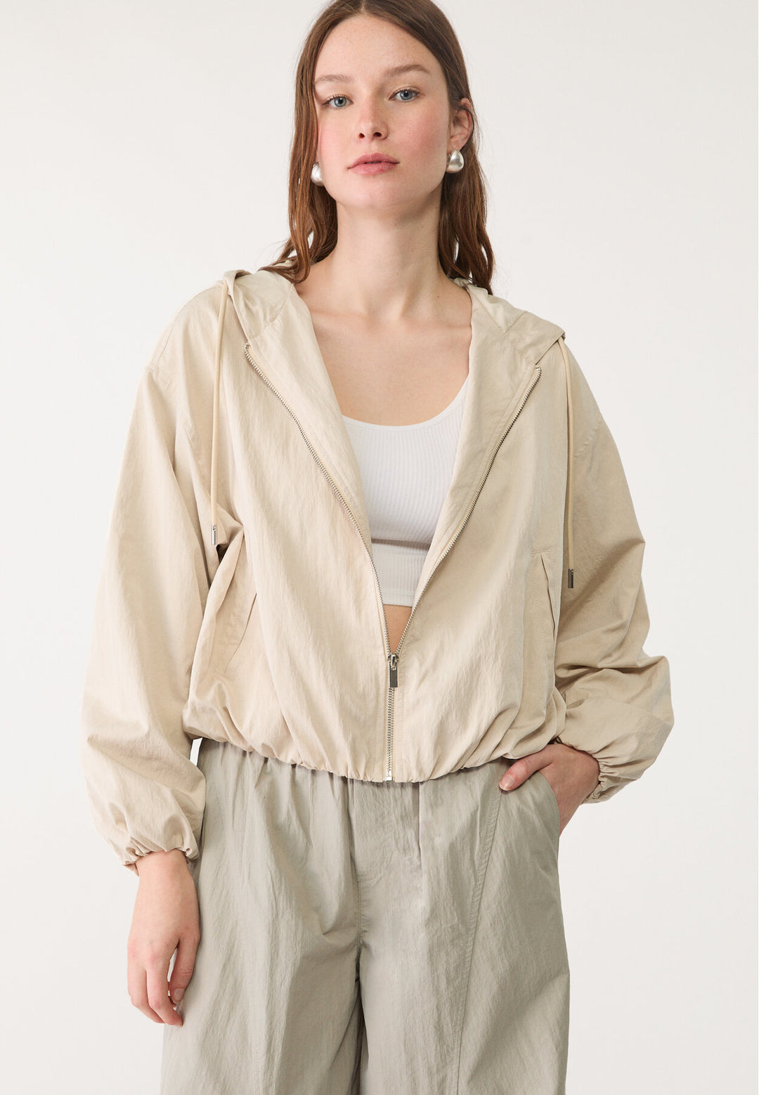 Veste Basique Nylon - Capuche - Tunisie3